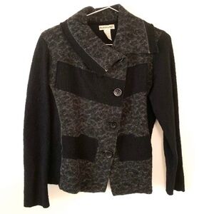 PARKHURST Wool Sweater Jacket, gray